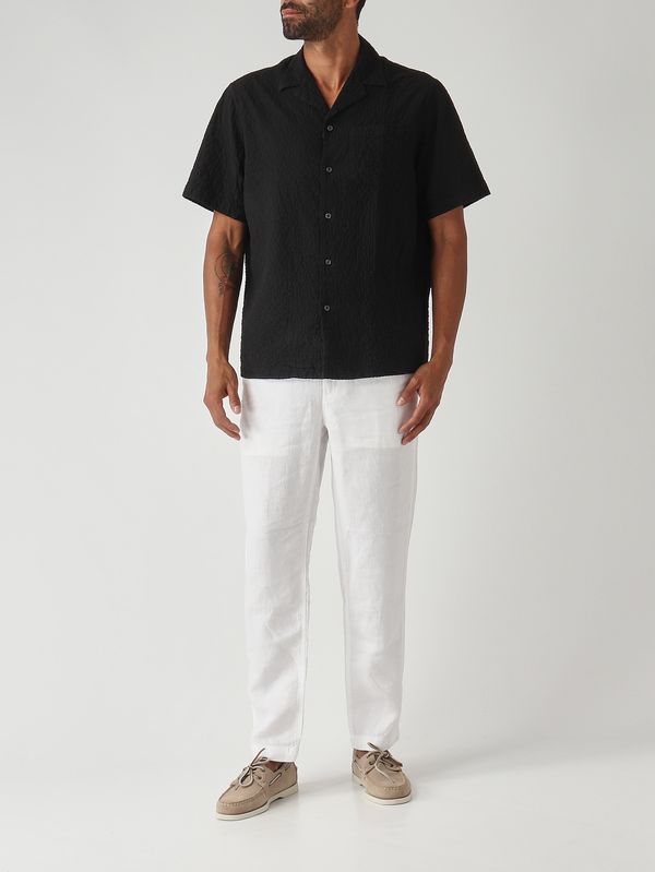 2. Camicia Hadley uomo in cotone stretch Nero Altea 2654021