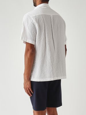 4. Camicia Hadley uomo in cotone stretch Bianco