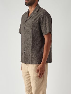 3. Camicia Hadley uomo in cotone stretch Militare