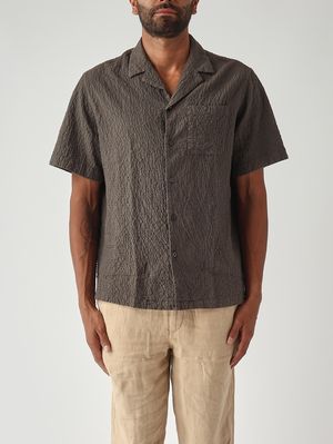 1. Camicia Hadley uomo in cotone stretch Militare