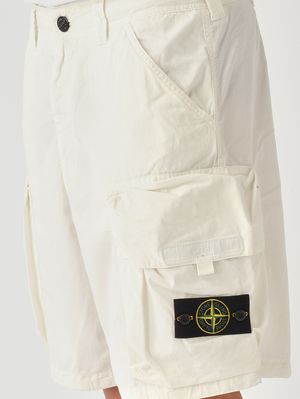 5. Bermuda uomo in miso cotone Avorio
