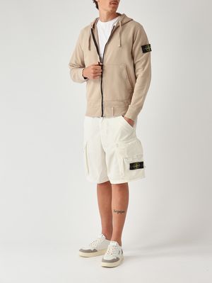 2. Bermuda uomo in miso cotone Avorio