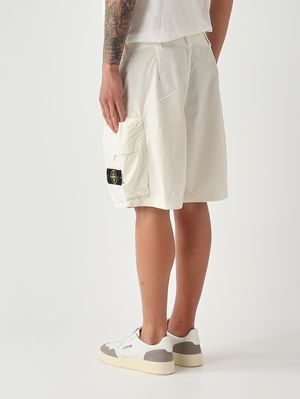 4. Bermuda uomo in miso cotone Avorio