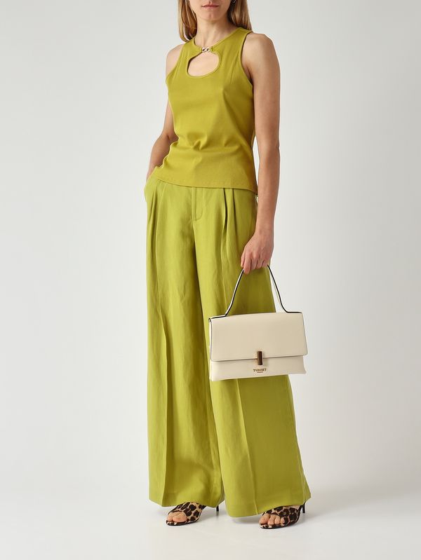 2. Top de mujer de algodón Aceite de aguacate Twinset 261tt2280