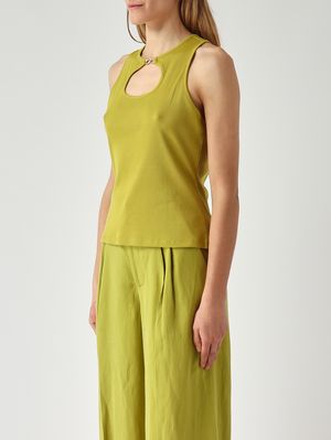 3. Top de mujer de algodón Aceite de aguacate