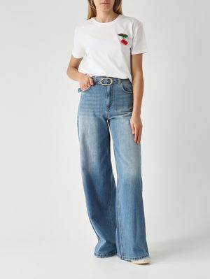 2. Camiseta de mujer de algodón Blanco