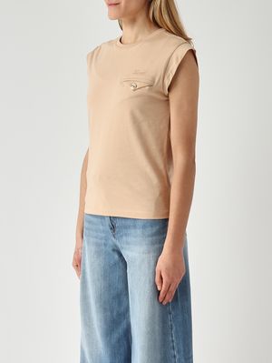 3. Camiseta de mujer de algodón Cuerda