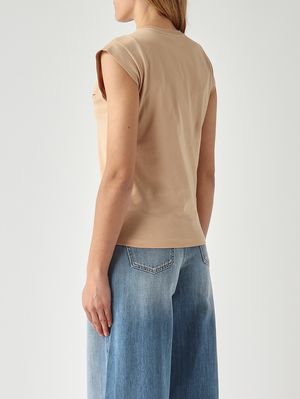 4. Camiseta de mujer de algodón Cuerda