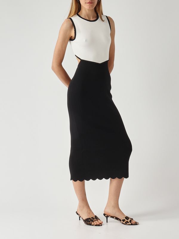 Twinset Women's knit dress - Black-Snow | Caposerio.com Twinset Women's knit dress - Black-Snow | Caposerio.com