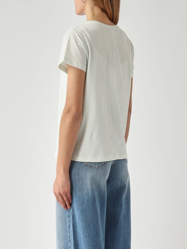 4. Damen-T-Shirt aus Baumwolle Wasser Twinset 261tp2341