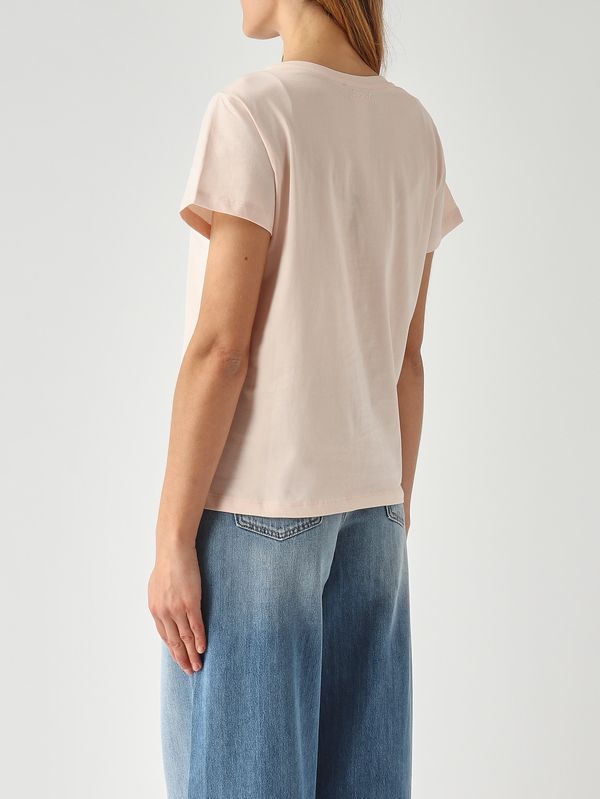 4. T-shirt donna in cotone Rosa Twinset 261tp2341