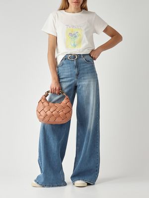 2. Damen-T-Shirt aus Baumwolle Weiß