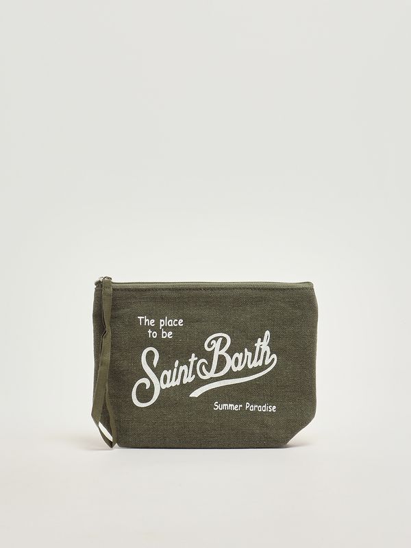 Aline-Pochette aus Leinen Leinen 52 Militär MC2 Saint Barth