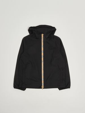 1. Roman boys' jacket in waterproof fabric Black