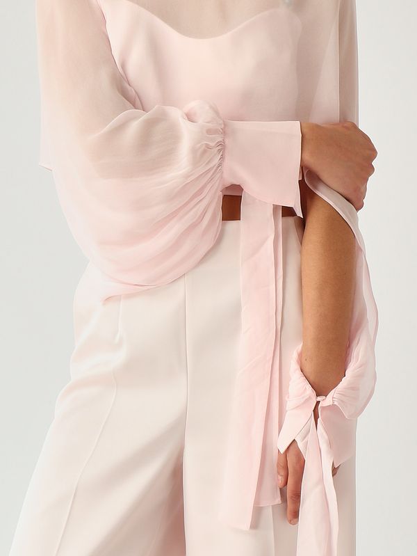 5. Women's viscose georgette shrug Rosa Twinset 261tp2791