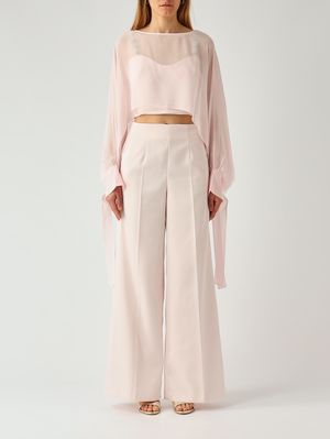 1. Women's viscose georgette shrug Rosa