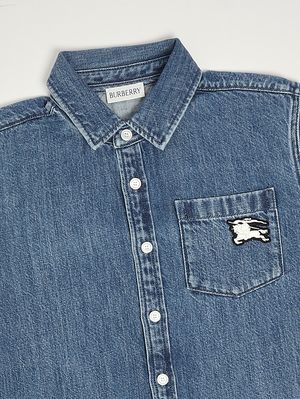 3. Boys' Devon cotton denim shirt Denim