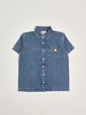 1. Boys' Devon cotton denim shirt Denim