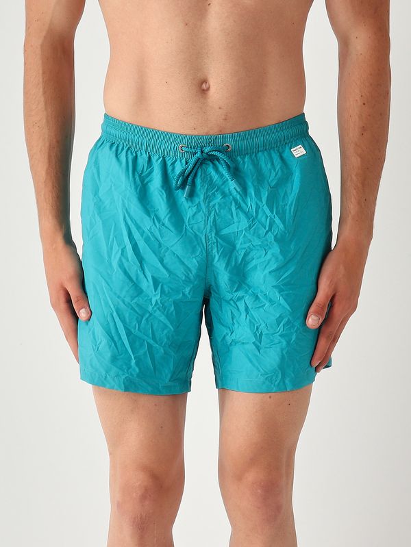 Herren-Badehose Lighting Pantone Aquagrün MC2 Saint Barth