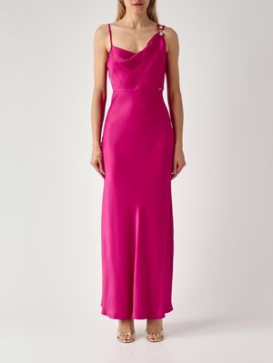 1. Abito donna in viscosa Fuxia