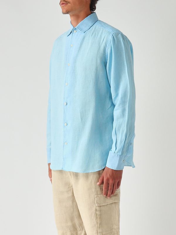 3. Chemise Raphael en lin pour homme Lin Vintage 31 L MC2 Saint Barth rph0001
