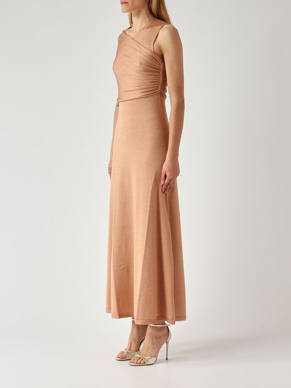 3. Abito donna in maglia lurex Rosa Perlato Twinset 261tt3010