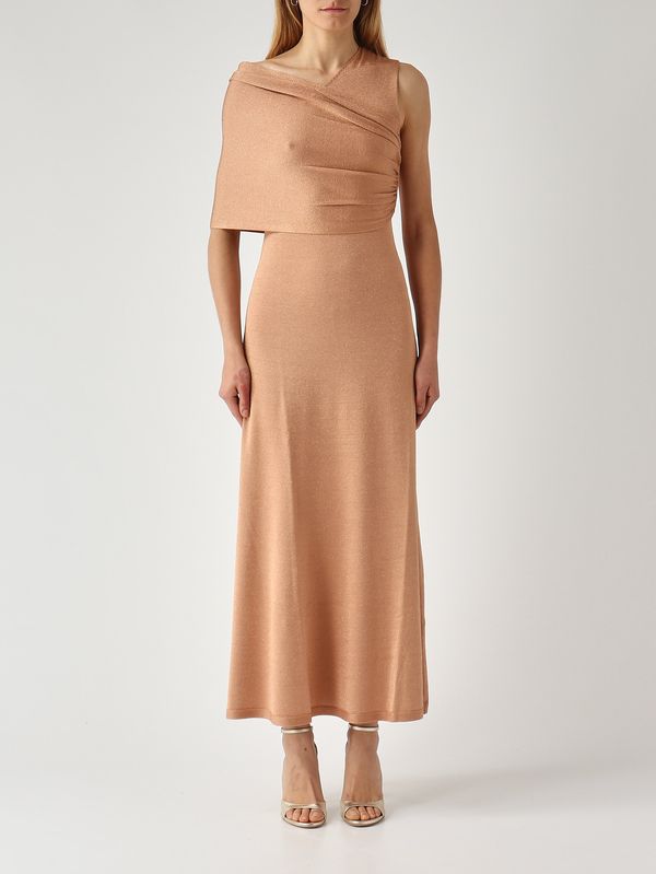 1. Abito donna in maglia lurex Rosa Perlato Twinset 261tt3010