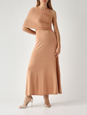 2. Abito donna in maglia lurex Rosa Perlato