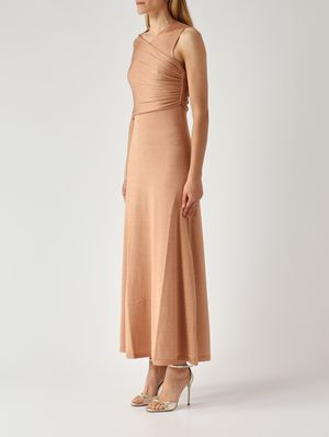 3. Abito donna in maglia lurex Rosa Perlato