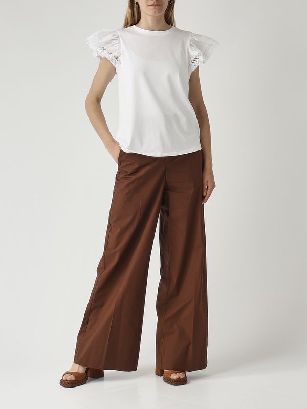 2. Camiseta de mujer de algodón Blanco óptico Twinset 261tt2064