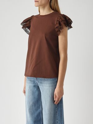 3. T-shirt donna in cotone Caffe'