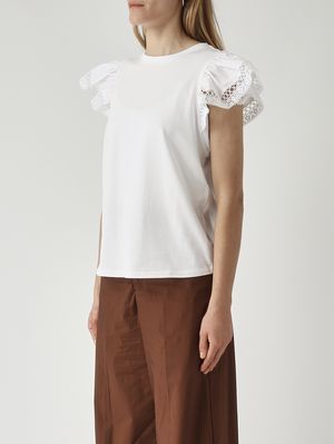 3. Camiseta de mujer de algodón Blanco óptico