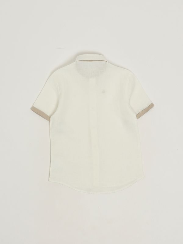 2. Camisa de lino para niño Leche Jeckerson jb5689ss26