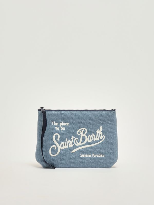 Aline-Pochette aus Denim Heller Denim MC2 Saint Barth