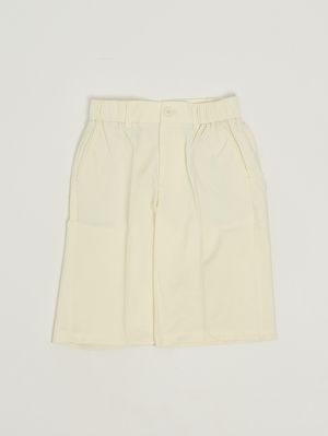 1. Bermuda pour garçon en mélange de coton Lait