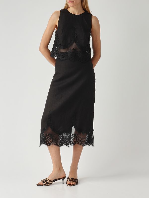 2. Gonna donna in lino Nero Twinset 261tt2185