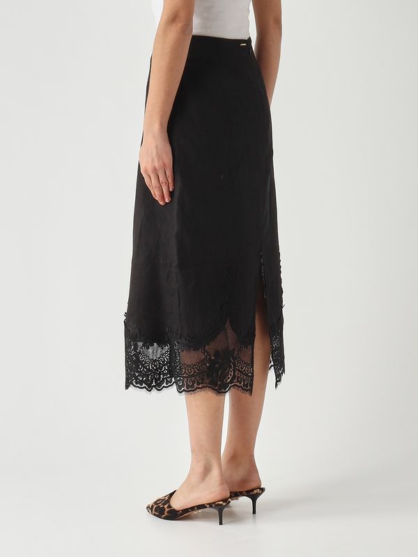 4. Gonna donna in lino Nero Twinset 261tt2185
