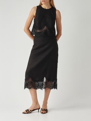 2. Gonna donna in lino Nero