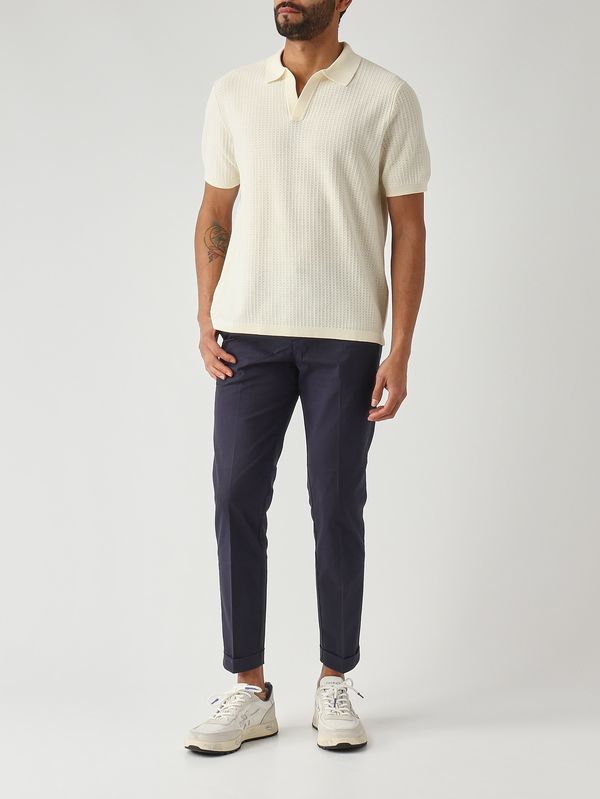 2. Polo uomo Sloan in cotone 10l Cream MC2 Saint Barth slo0018