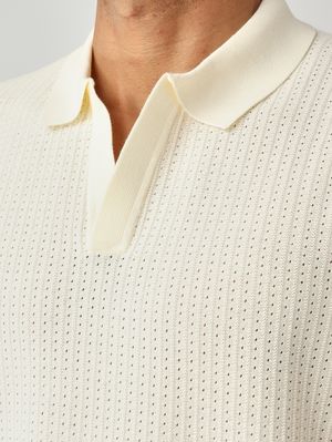 5. Polo uomo Sloan in cotone 10l Cream