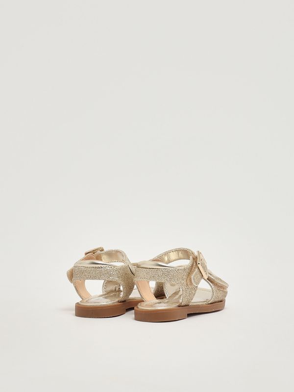 3. Sandalia de niña de imitación piel Oro Michael Kors mk03828