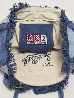4. Bolso para mujer Colette de denim de algodón Denim patchwork