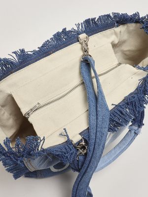 5. Bolso para mujer Colette de denim de algodón Denim patchwork
