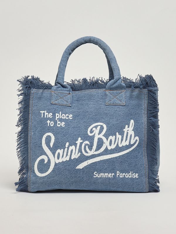 1. Borsa donna Vanity in cotone Denim MC2 Saint Barth vani001