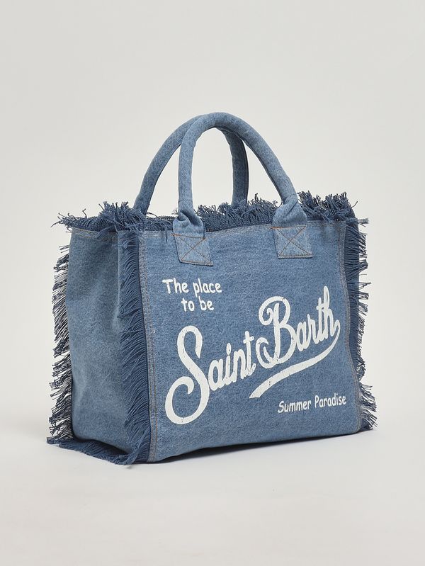 2. Borsa donna Vanity in cotone Denim MC2 Saint Barth vani001