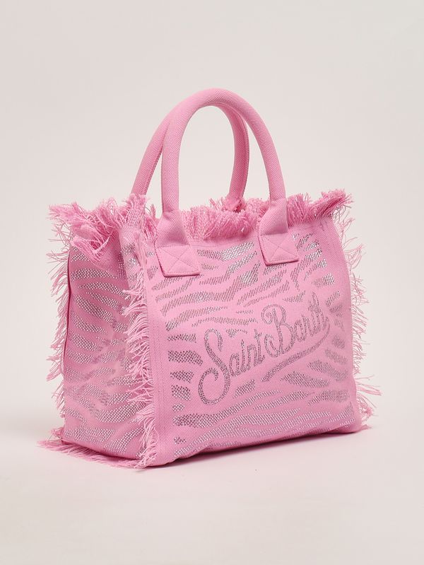 2. Women's cotton Vanity bag Zebra 21 Rhinestones MC2 Saint Barth vani001