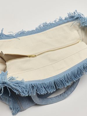 4. Borsa donna Vanity in cotone Denim Light