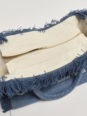 4. Borsa donna Vanity in cotone Denim