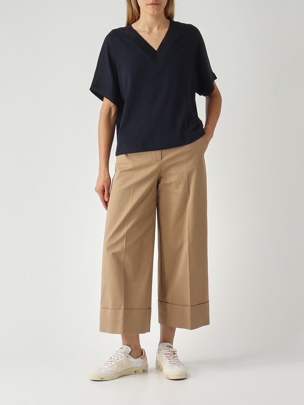 2. Pull femme en coton stretch Marine Gran Sasso 6026980369