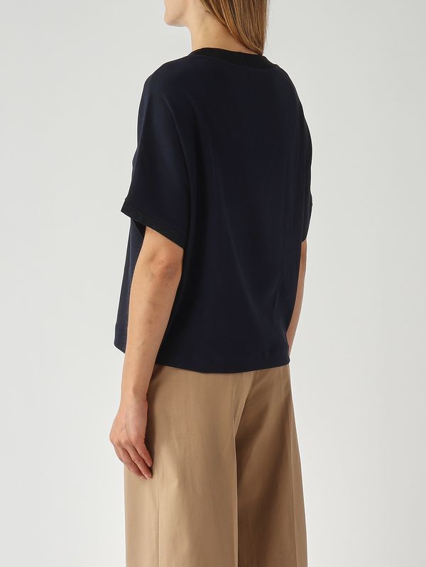 4. Pull femme en coton stretch Marine Gran Sasso 6026980369